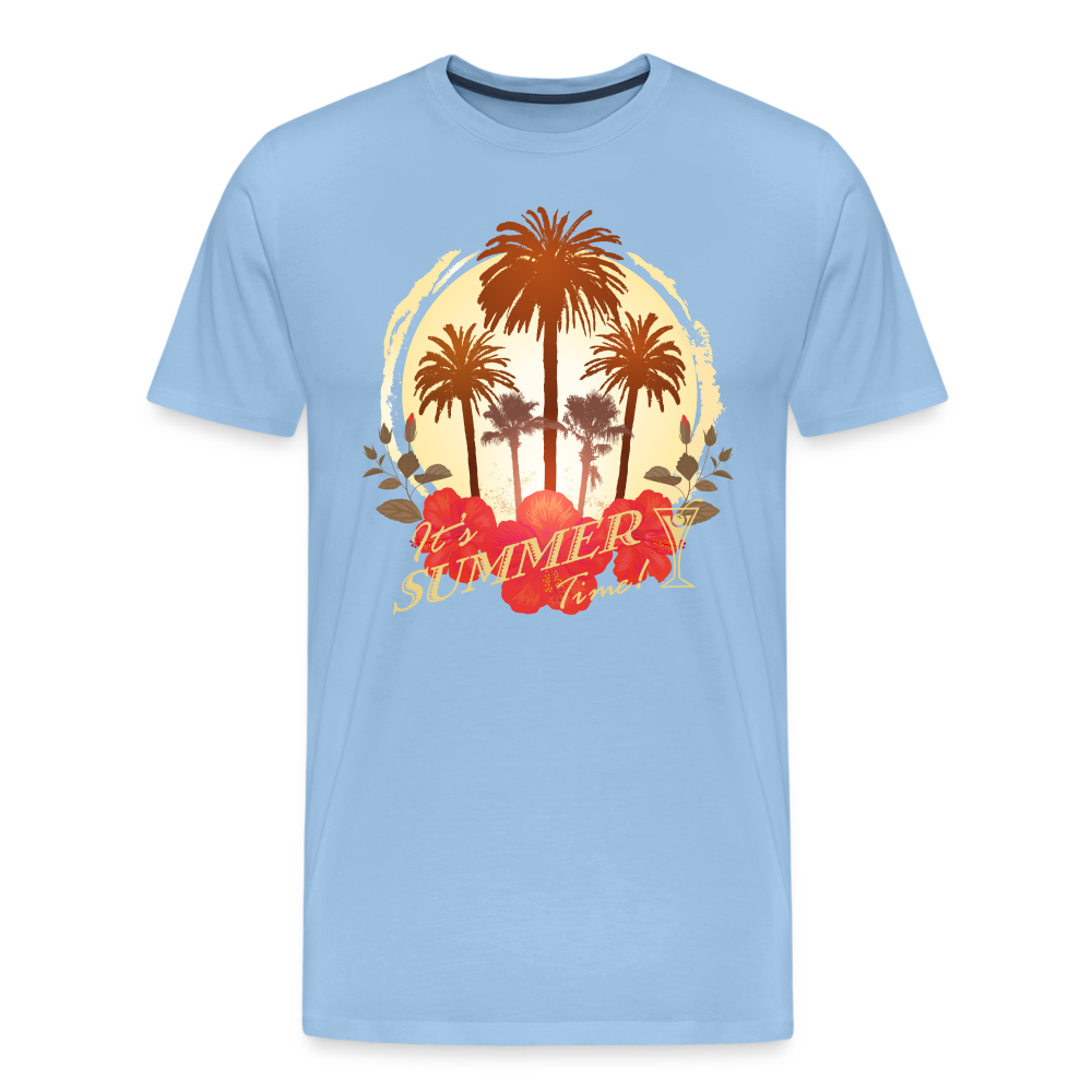 Summer Time Männer Premium T-Shirt - Sky