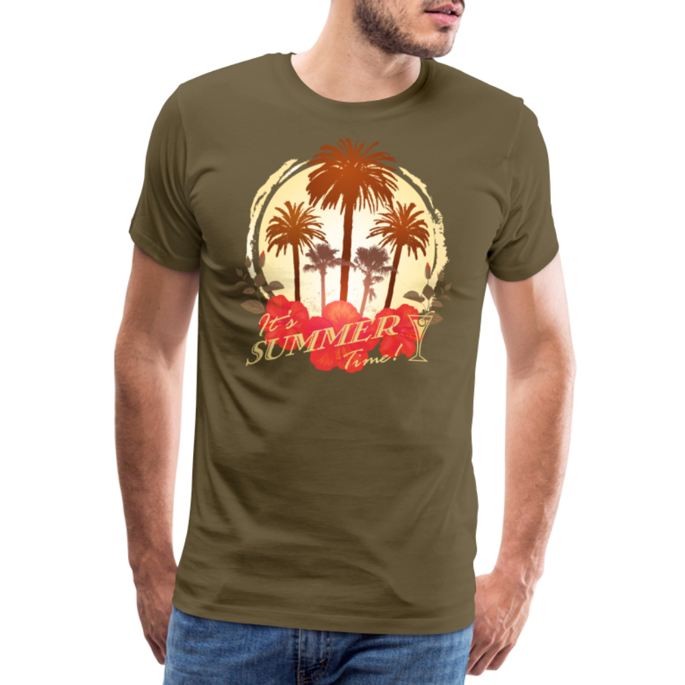 Summer Time Männer Premium T-Shirt - Khaki