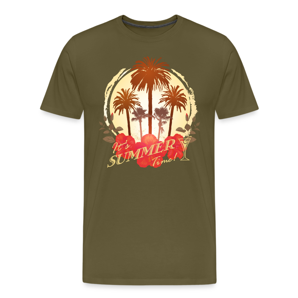 Summer Time Männer Premium T-Shirt - Khaki