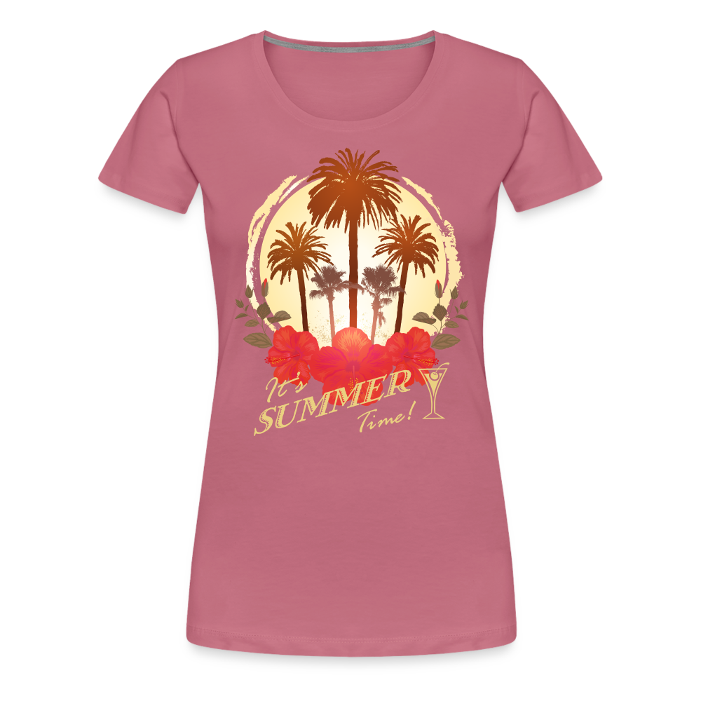 Summer Time Frauen Premium T-Shirt - Malve