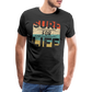 Surf for Life Männer Premium T-Shirt - Schwarz