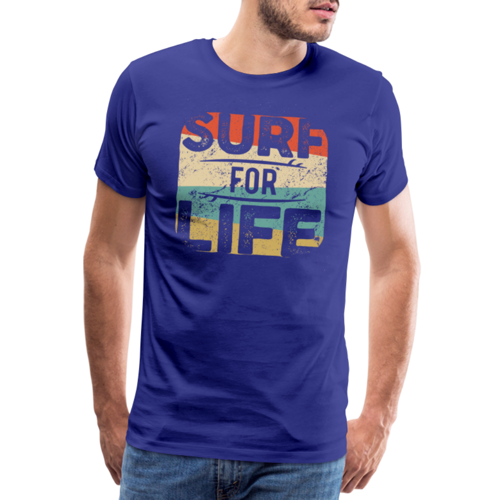 Surf for Life Männer Premium T-Shirt - Königsblau