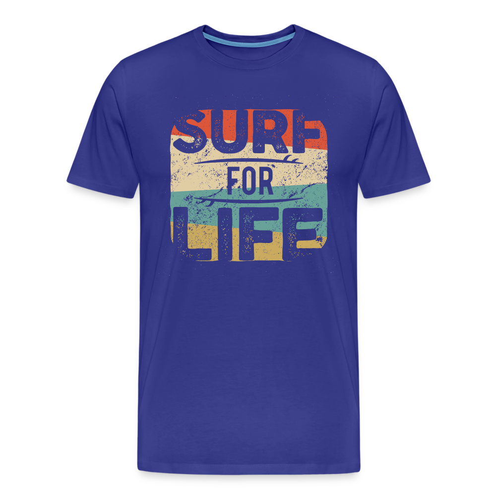 Surf for Life Männer Premium T-Shirt - Königsblau