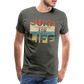 Surf for Life Männer Premium T-Shirt - Asphalt