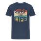 Surf for Life Männer Premium T-Shirt - Navy