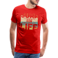 Surf for Life Männer Premium T-Shirt - Rot