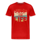 Surf for Life Männer Premium T-Shirt - Rot