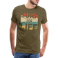 Surf for Life Männer Premium T-Shirt - Khaki