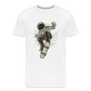 Space Skater Männer Premium T-Shirt - weiß