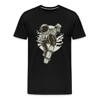 Space Skater Männer Premium T-Shirt - Schwarz