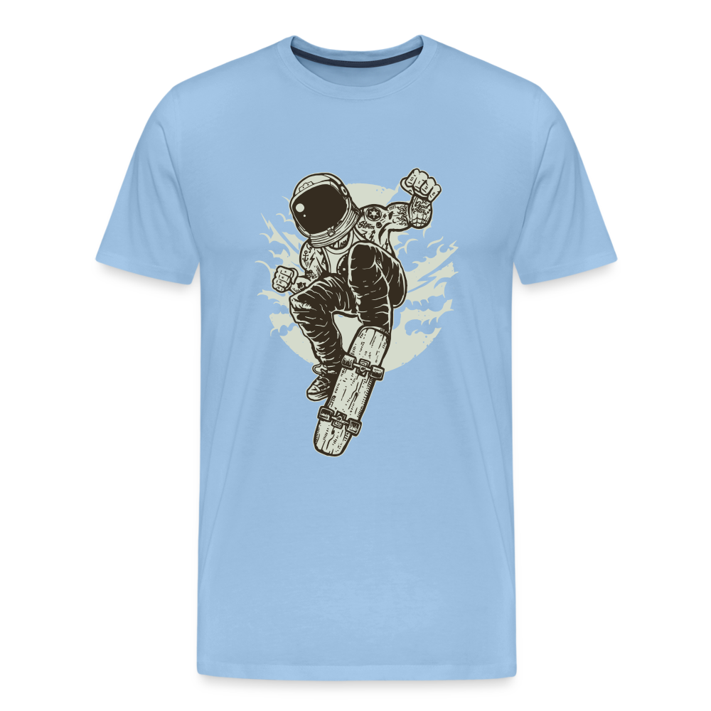 Space Skater Männer Premium T-Shirt - Sky