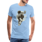 Space Skater Männer Premium T-Shirt - Sky