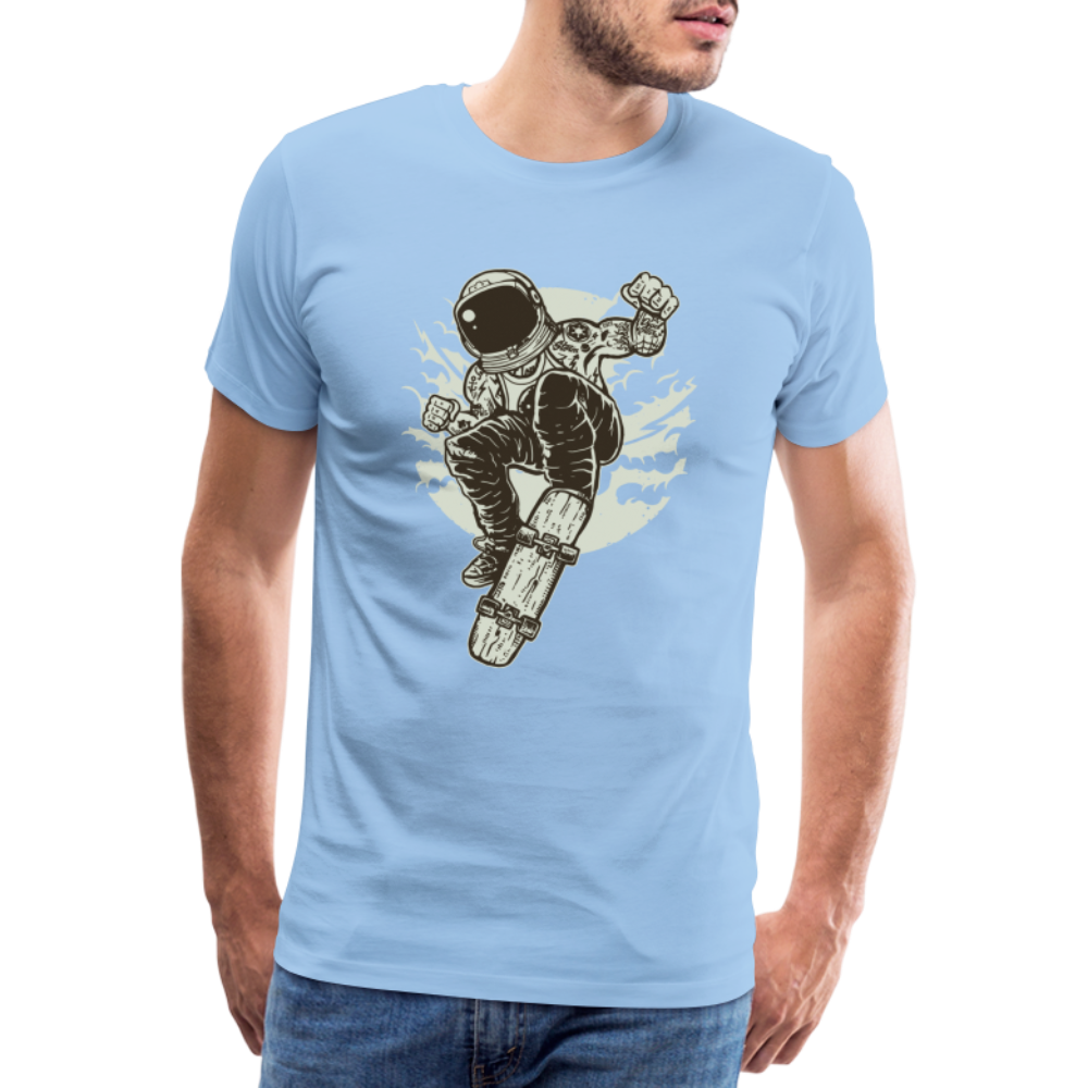 Space Skater Männer Premium T-Shirt - Sky