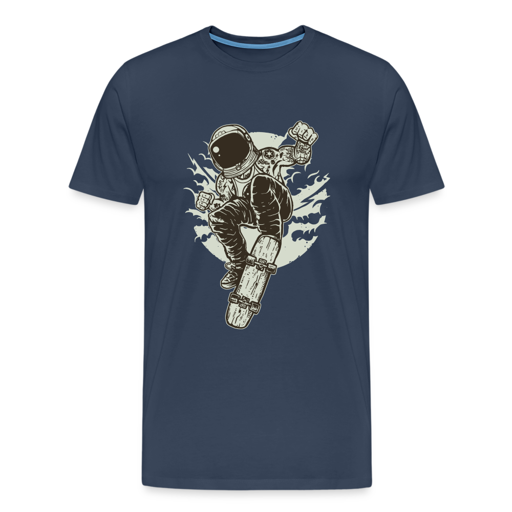 Space Skater Männer Premium T-Shirt - Navy