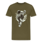 Space Skater Männer Premium T-Shirt - Khaki