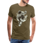 Space Skater Männer Premium T-Shirt - Khaki