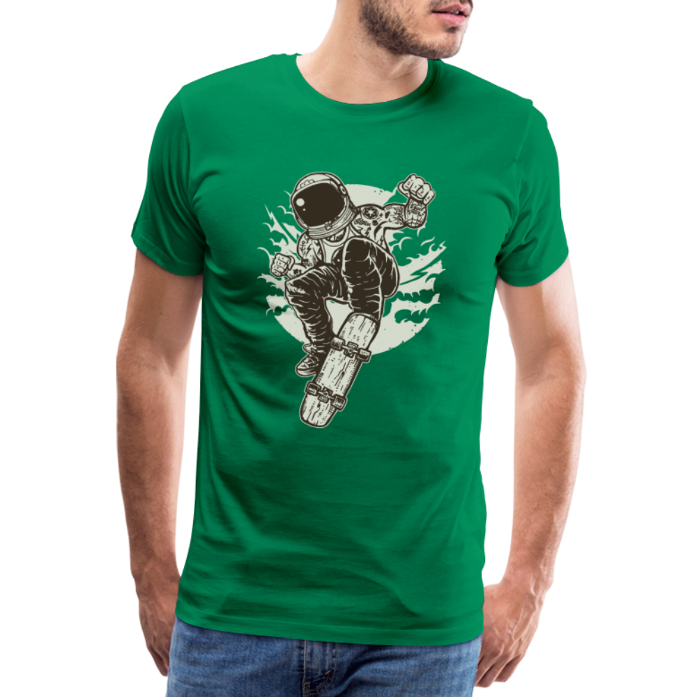 Space Skater Männer Premium T-Shirt - Kelly Green