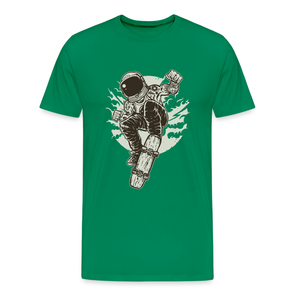 Space Skater Männer Premium T-Shirt - Kelly Green