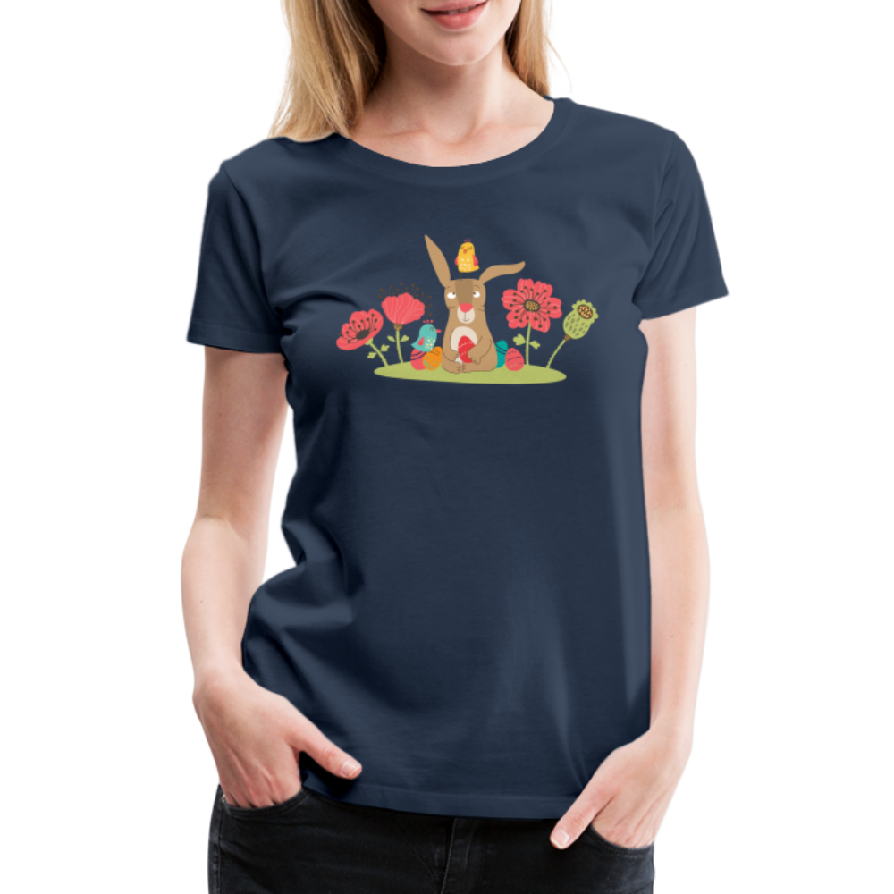 OsterHasi Frauen Premium T-Shirt - Navy