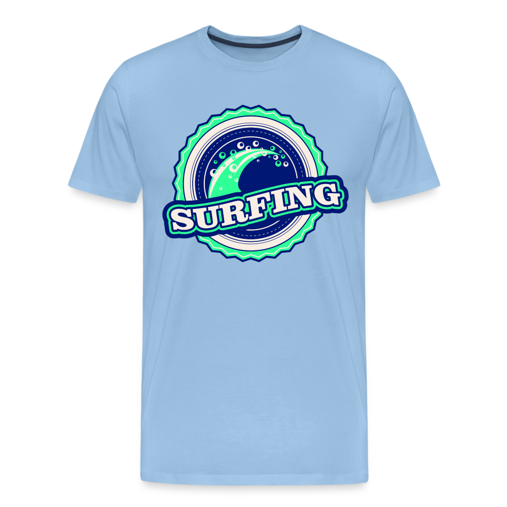 Surfing Männer Premium T-Shirt - Sky