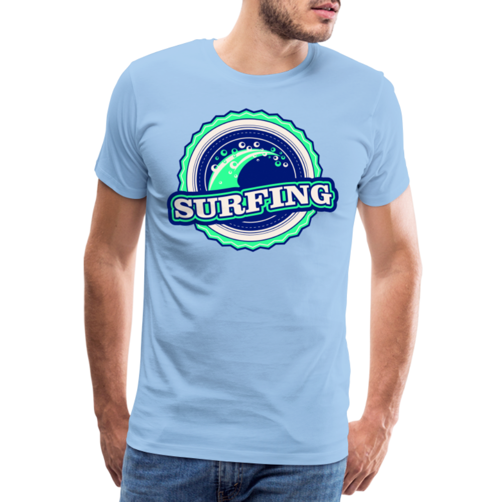 Surfing Männer Premium T-Shirt - Sky