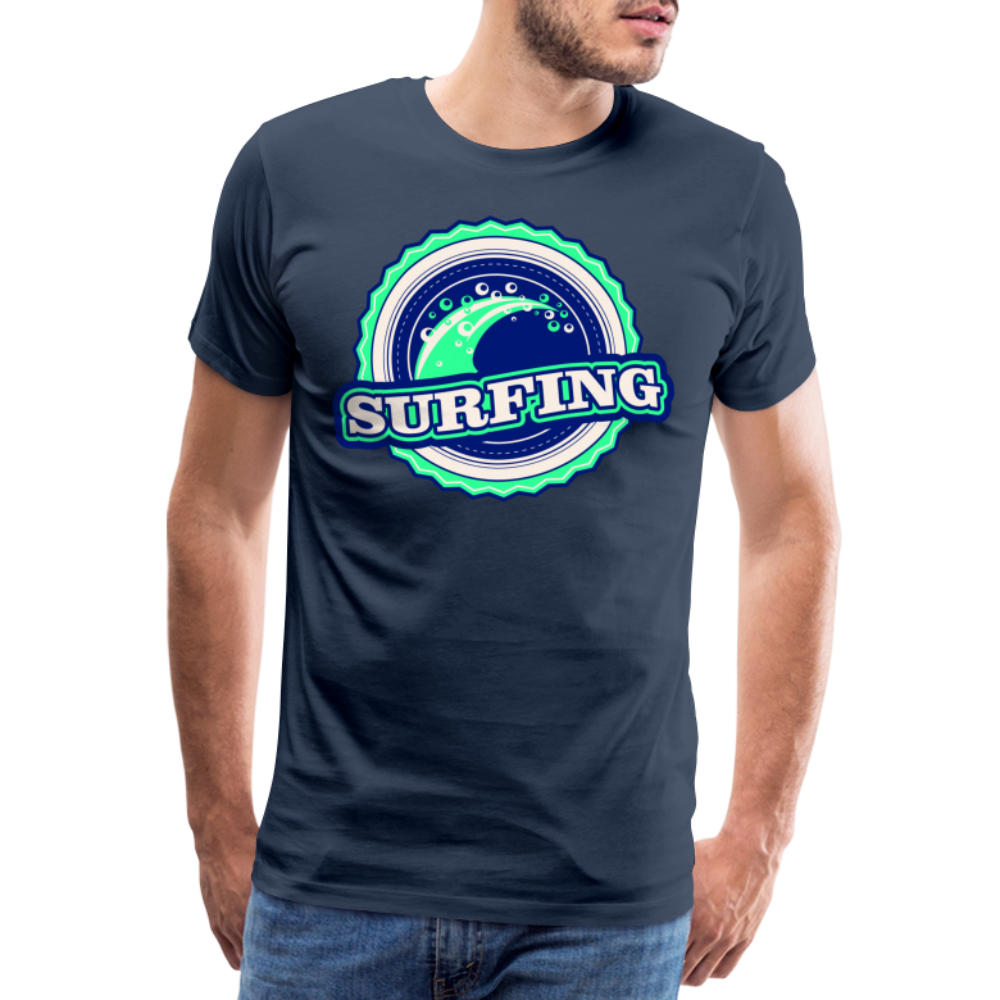 Surfing Männer Premium T-Shirt - Navy