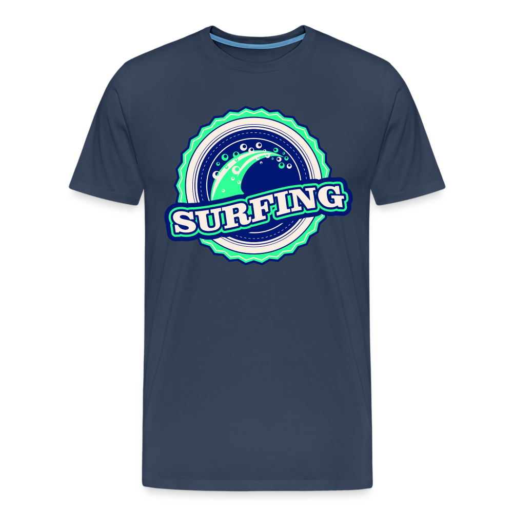 Surfing Männer Premium T-Shirt - Navy