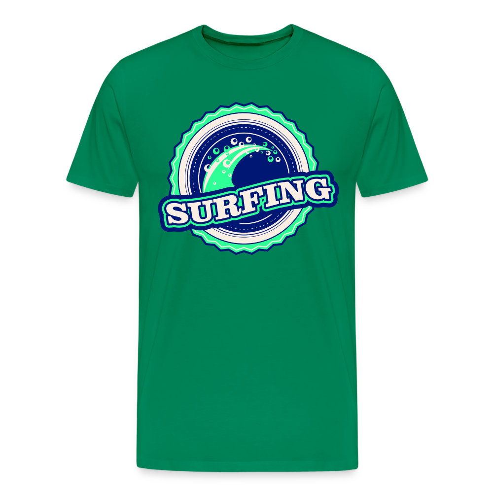 Surfing Männer Premium T-Shirt - Kelly Green