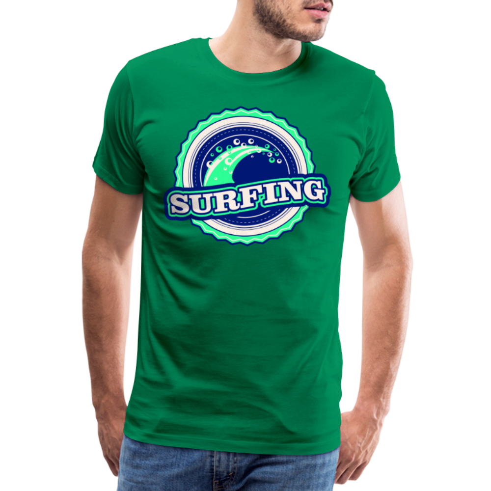 Surfing Männer Premium T-Shirt - Kelly Green