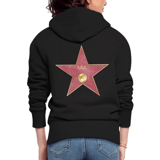 Hollywood Personalisierte Frauen Premium Kapuzenjacke - Schwarz