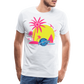 Beach Männer Premium T-Shirt - weiß