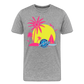 Beach Männer Premium T-Shirt - Grau meliert