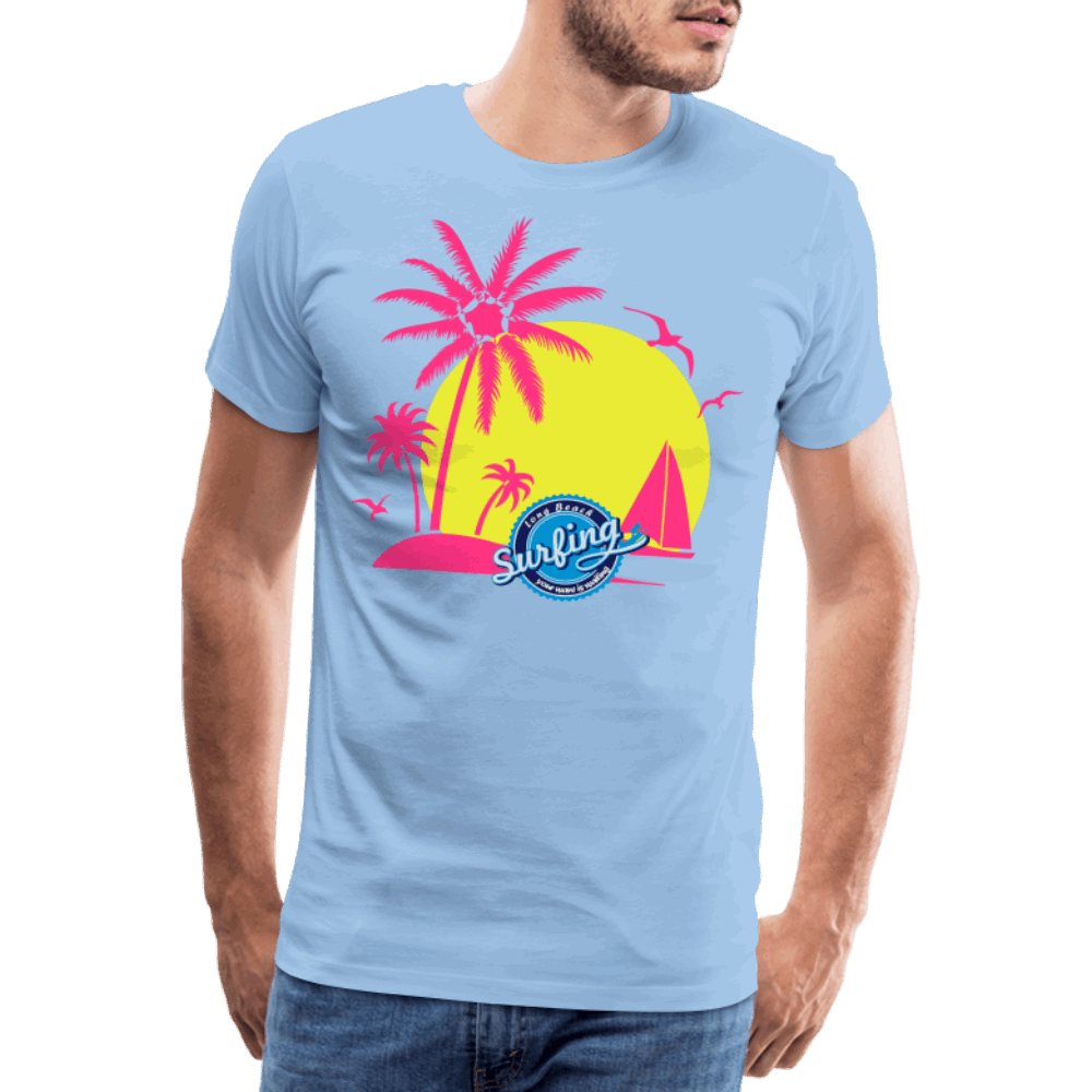 Beach Männer Premium T-Shirt - Sky