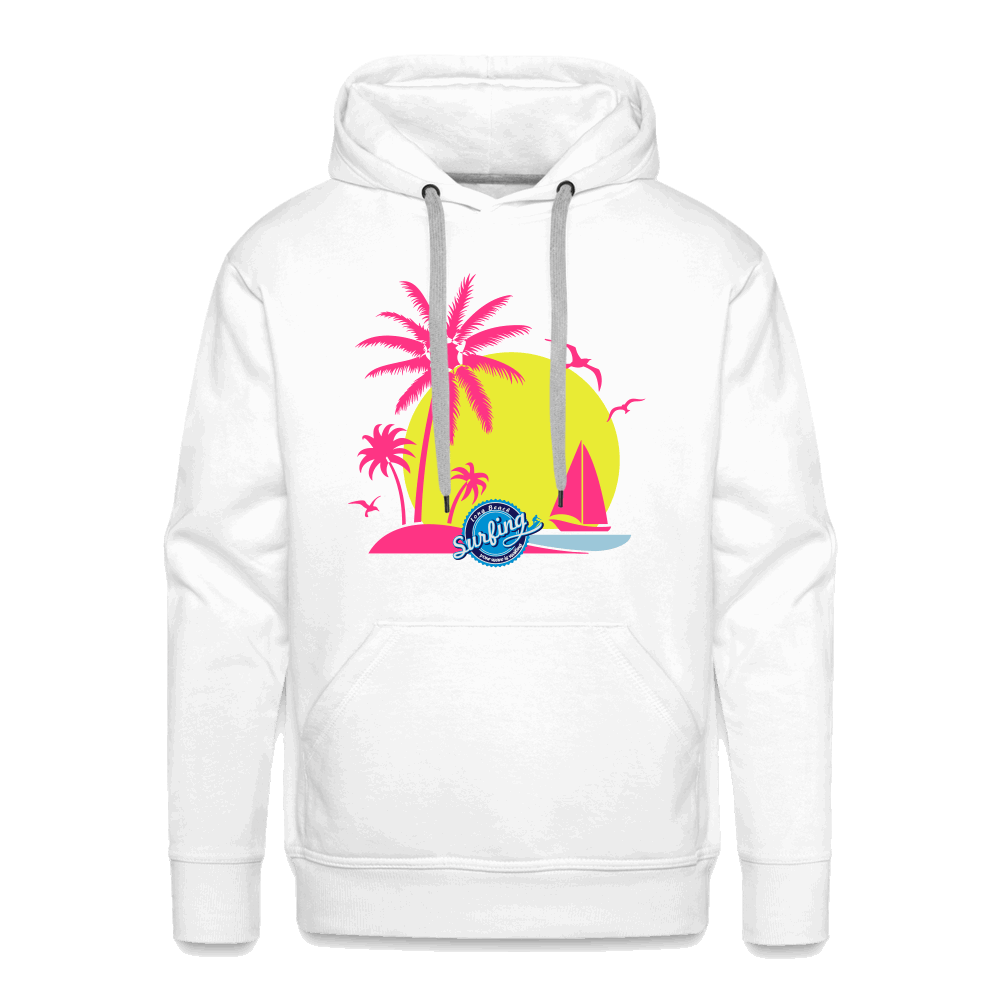 Beach Männer Premium Hoodie - weiß