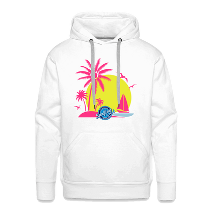 Beach Männer Premium Hoodie - weiß