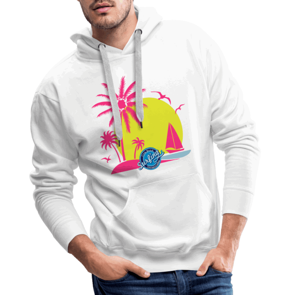 Beach Männer Premium Hoodie - weiß