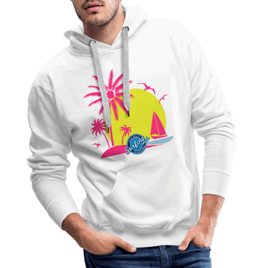 Beach Männer Premium Hoodie - weiß