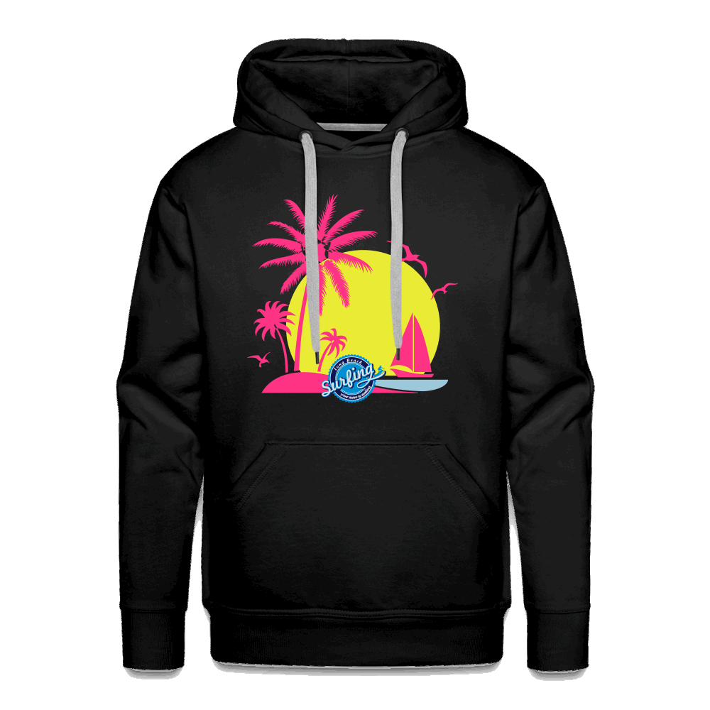 Beach Männer Premium Hoodie - Schwarz