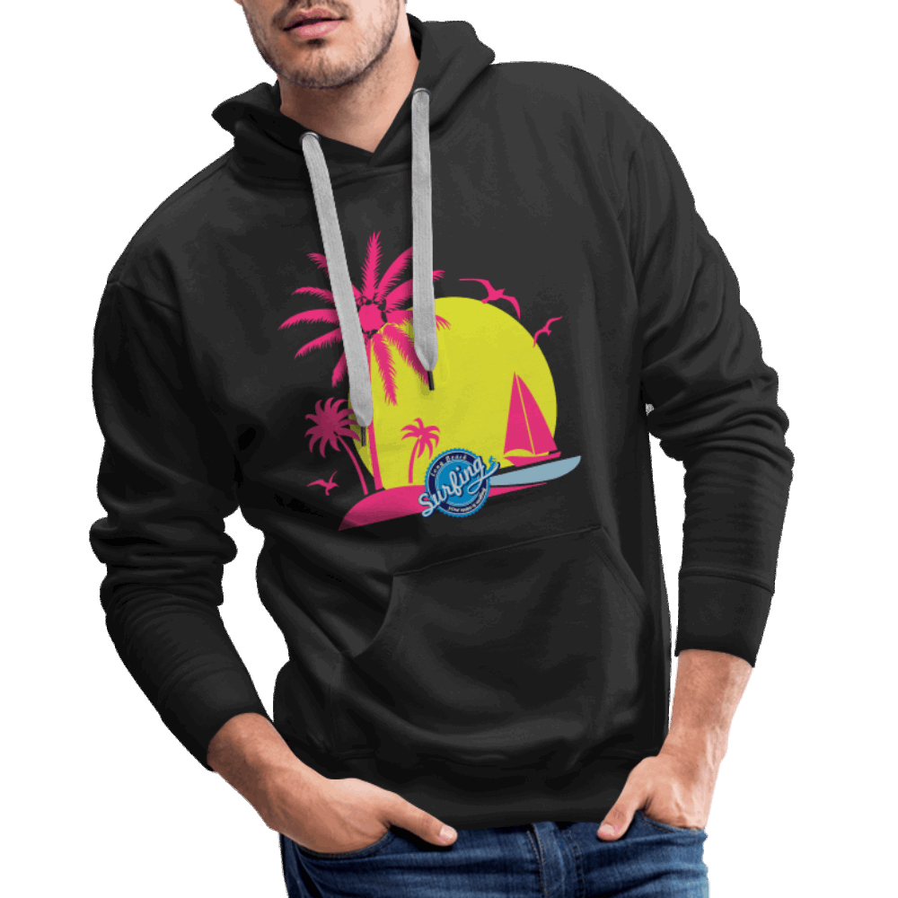 Beach Männer Premium Hoodie - Schwarz