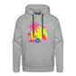 Beach Männer Premium Hoodie - Grau meliert