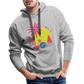 Beach Männer Premium Hoodie - Grau meliert