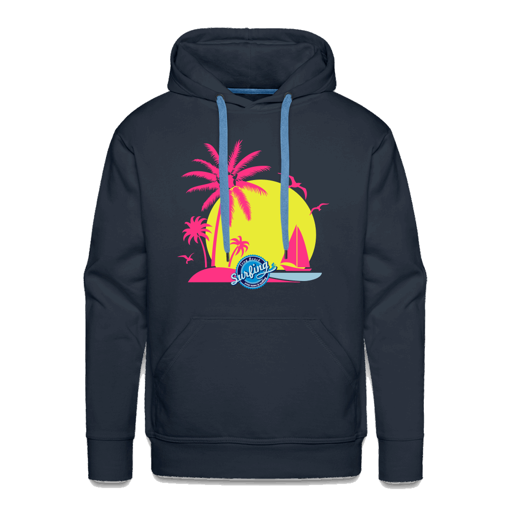 Beach Männer Premium Hoodie - Navy