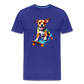 Happy Skater Dog Männer Premium T-Shirt - Königsblau