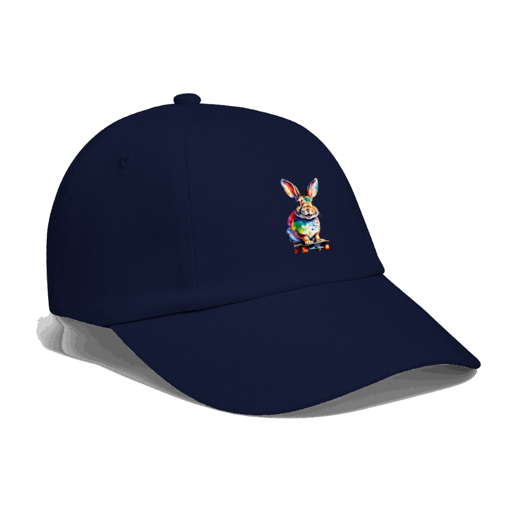 Happy Hase Baseballkappe - Blau/Blau