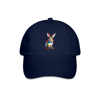 Happy Hase Baseballkappe - Blau/Blau