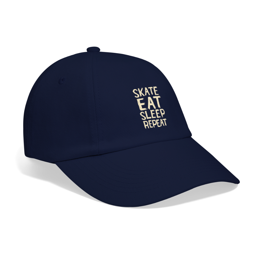 Skate Eat... Baseballkappe - Blau/Blau