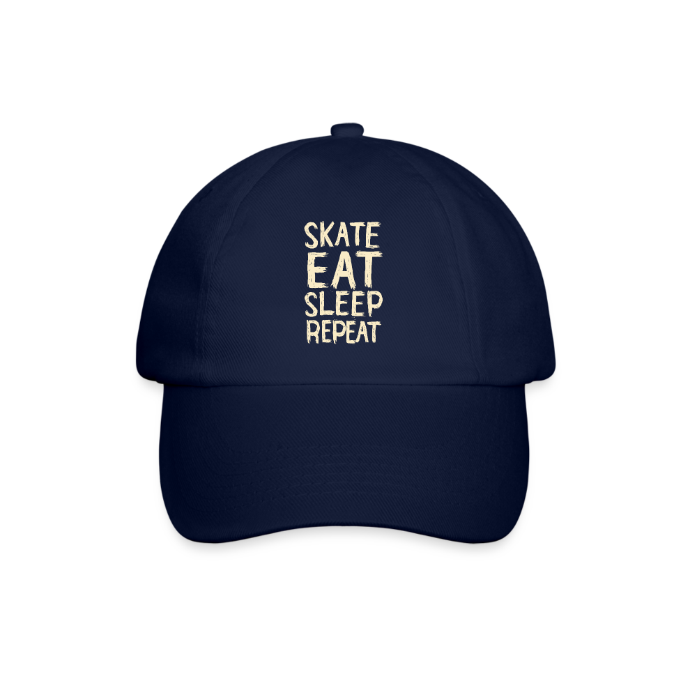 Skate Eat... Baseballkappe - Blau/Blau