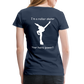 Hero Power Frauen Premium T-Shirt - Navy