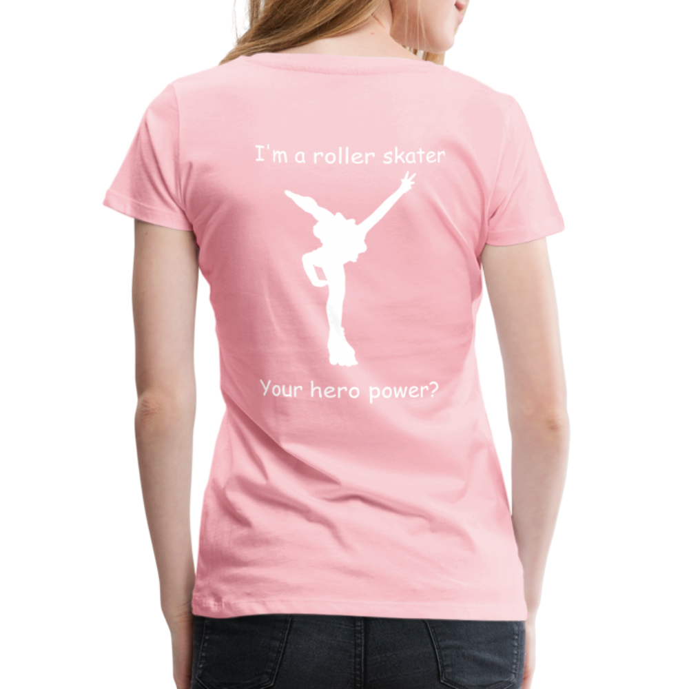 Hero Power Frauen Premium T-Shirt - Hellrosa