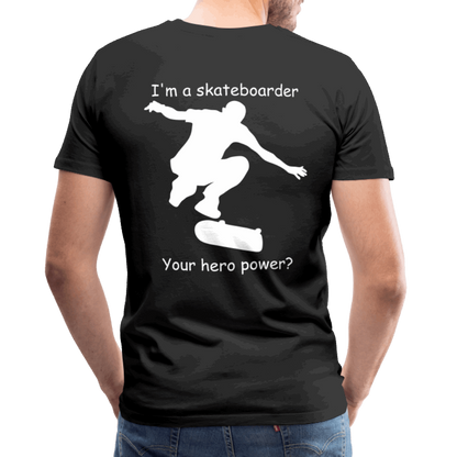 Hero Skater Männer Premium T-Shirt - Schwarz